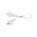 Tresco Tresco 180 cm 72 Eurolinx Link Cord, White L-EULNK-180-WH-1